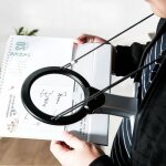 Loupe avec kit mains libres 3x + 6x suspension cou 2 led