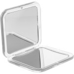 Loupe de maquillage haute d�finition miroir pratique - grossissement x10 + bo�te blanche