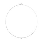 Collier solitaire - lova lola van der keen - argent massif 925 - oxyde de zirconium - 42 cm - femme