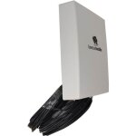 Lowcostmobile pan5g - mimo - 2021 700 / 800 / 900 / 1800 / 2100 / 2600 / 3500 mhz 2x10m noir antenne ...