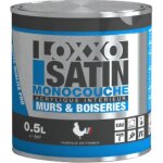 Loxxo peinture acrylique murs & plafonds - monocouche - satin (conditionnement: 05l - couleur: blanc) ...