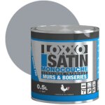 Loxxo peinture acrylique murs & plafonds - monocouche - satin (conditionnement: 05l - couleur: souris ...