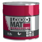 Loxxo - loxxo peinture glyc�ro plafonds tach�s mat 2. 5l - couleur:blanc conditionnement:25l