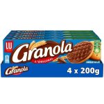 Lu - 4 botes de granola - biscuits sabls napps au chocolat au lait - (4x195g)