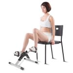 Luxs mini v�lo dappartement � p�dale pliable pour entra�ner bras jambe