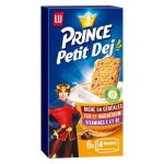 Lu prince - prince biscuits petit djeuner aux crales 300g - lot de 4