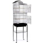 Cage  oiseaux - luxs - volire - pied dtachable - toit ouvert - nettoyage facile