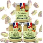 Lucien georgelin - lot de 3 p�tes � tartiner pistache et chocolat blanc 330g - sans huile de palme