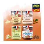 Lucien georgelin - lot de 4 p�tes � tartiner sans huile de palme - saveurs de lann�e 2026 - fabrication ...