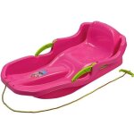 Luge enfant - speed bob - rose - dossier haut - 2 freins - poids max 30 kg