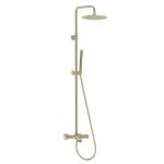 Luisa ii 250 colonne bain - douche thermostatique or bross essebagno