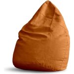Lumaland pouf xl de luxe design de la ligne confort 120l orange Lumaland pouf xl de luxe design de la ligne confort 120l orange