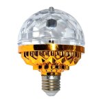 Lumi�res disco led - ampoules rotatives - boules � facettes multicolores - douilles e27