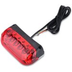 Lumi�re de frein de bicyclette 48v avertissement feu arri�re de frein � v�lo electrique led clignotants ...