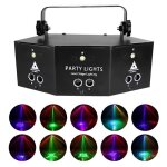 Lumière laser rvb - lumière laser de scène à 9 yeux télécommande dmx lampe disco rgb projecteur de scène ... Lumière laser rvb - lumière laser de scène à 9 yeux télécommande dmx lampe disco rgb projecteur de scène ...