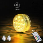 Lumires led de bain flottantes rvb pour piscine ou jacuzzi - tanche - dcoration pour le bain les tangs ...