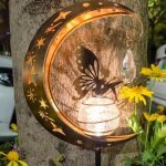 Lumière solaire extérieure decoration jardin exterieur de fée de lune Lumière solaire extérieure decoration jardin exterieur de fée de lune