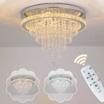 Luminaire en cristal moderne de luxe pendule  led intelligent candelier salle  manger dcoration luminaire ...