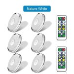 Lampe led sans fil - luminaire dinterieu - rgb - intensit rglable - tlcommande - portable