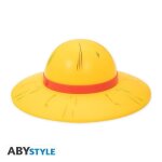 Lampe dambiance - abystyle - one piece - chapeau de paille - led - piles aa
