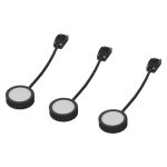 Luminaire sous meuble ledvance puck 65mm noir 3w 330lm
