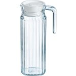 Broc rfrigrant luminarc quadro 1 l en verre transparent - compatible lave - vaisselle