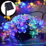 Lumineuse solaire �tanche 8 modes 12m 100 led fleur jardin fleur �clairage f�te d�coration de la maison ...