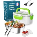 Lunch box gamelle chauffante lectrique pour voiture camion bureau travail 220v + 12v + 24v chauffe en ...