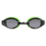 Lunettes de natation arena zoom x - fit green / smoke / black - adulte - mixte - natation
