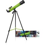 Lunette astronomique 45 / 600 az - bresser junior - grossissement jusqu 100x - trpied rglable en hauteur ...
