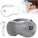 Lunettes chauffantes sans fil avec batterie sans fil - masque chauffant pour les yeux - 3 niveaux de ...