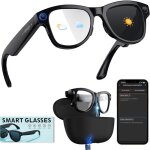 Lunettes connect�es intelligentes4khd cam�ra 8 mp traduction ia en temps r�el verres photochromiques ...