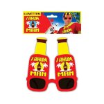 Lunettes humour - sud trading - i rhum man - rouge - adulte