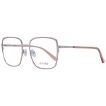Lunettes de lecture carr�es - guess - dor� p�le - largeur lentille 54 mm - largeur pont 18 mm - longueur ...