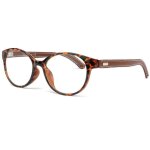 Lunette lecture cuir marron klass - marron - dioptrie 25