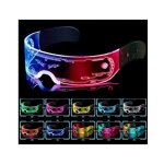 Lunettes led - haute tech - futuriste - 7 couleurs - mixte - confortable � porter