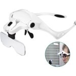 Lunette loupe - rightwell - eclairante - 5 lentilles interchangeables - 2 led - lger