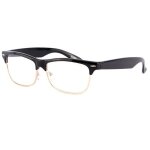 Lunettes loupes - loupea - lunettes de lecture vintage klent noir + 1 dioptrie - dioptrie 1 - noir