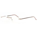 Lunettes loupes - loupea - lunette lecture perce marron slim alta - dioptrie 2 - marron