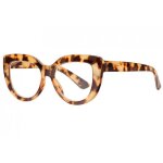 Lunettes loupes - nyls cr�ation - grandes lunettes de lecture papillon ecailles femme classe olzy - dioptrie ...