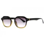 Lunettes loupes - nyls cr�ation - lunettes loupe de soleil noires jaunes classes et fashion rectangulaires ...