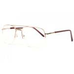 Lunettes loupes - proloupe - grandes lunettes de lecture dorees mtal fashion azmo - dioptrie 3 - jaune ...