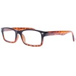 Lunettes loupes - proloupe - lunettes de lecture retro marron roff proloupe - dioptrie 15 - marron