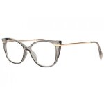 Lunettes loupes - proloupe - lunettes loupe oeil de chat grises et dorees femme classe sara - dioptrie ...