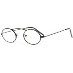 Lunettes loupes - proloupe - petites lunettes de lecture rondes noires vintage en metal cicly - dioptrie ...