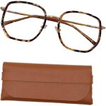 Lunettes lumi�re bleue femme - sightmark - grand cadre - imprim� l�opard - anti fatigue - protection ...