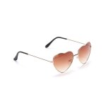 Accessoire - elite - lunettes marrons coeur monture mtal adulte