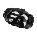 Lunettes de masque de plonge sous - marine avec masque de plonge pour camra gopro noir