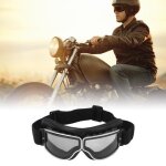 Lunettes de moto - fafeicy - flocons gris noirs - protection contre le vent - ajustables - confortables ...