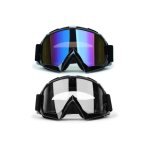Lunettes de motocross (lot de 2) avec protection uv400 verres antibu�e et anti - rayures pour quad moto ...